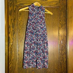 Hollister XS flowy floral dress with slip